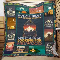 Camping Enjoy Moment 3D Customized Quilt and Home Decor
