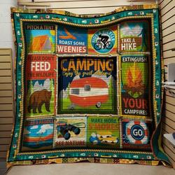 Camping: Enjoy The Great Outdoors Quilt and Home Decor