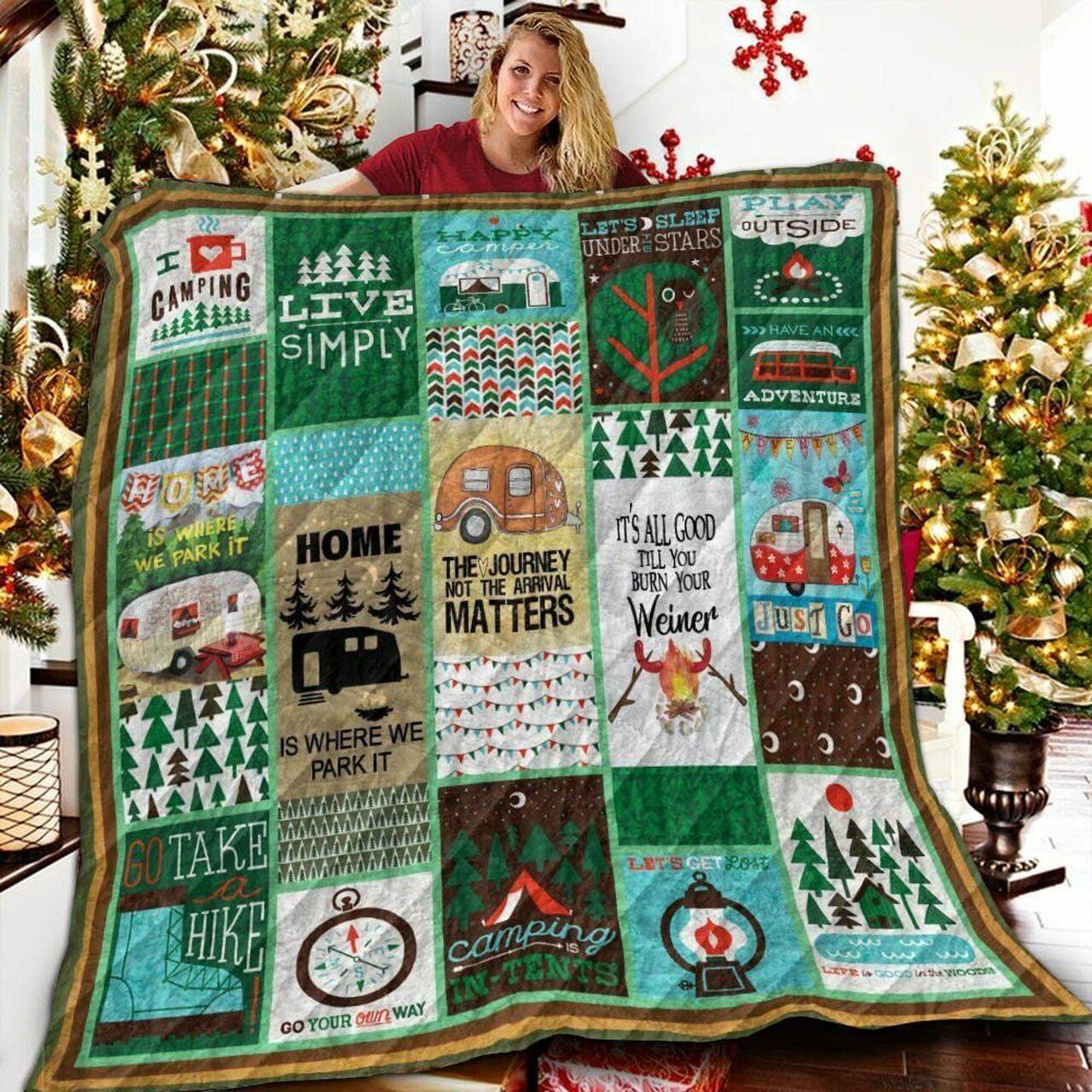 Camping F Love V1 3D Customized Quilt and Home Decor