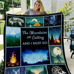 Camping Hiking And Camping All Life Quilt Llw and Home Decor