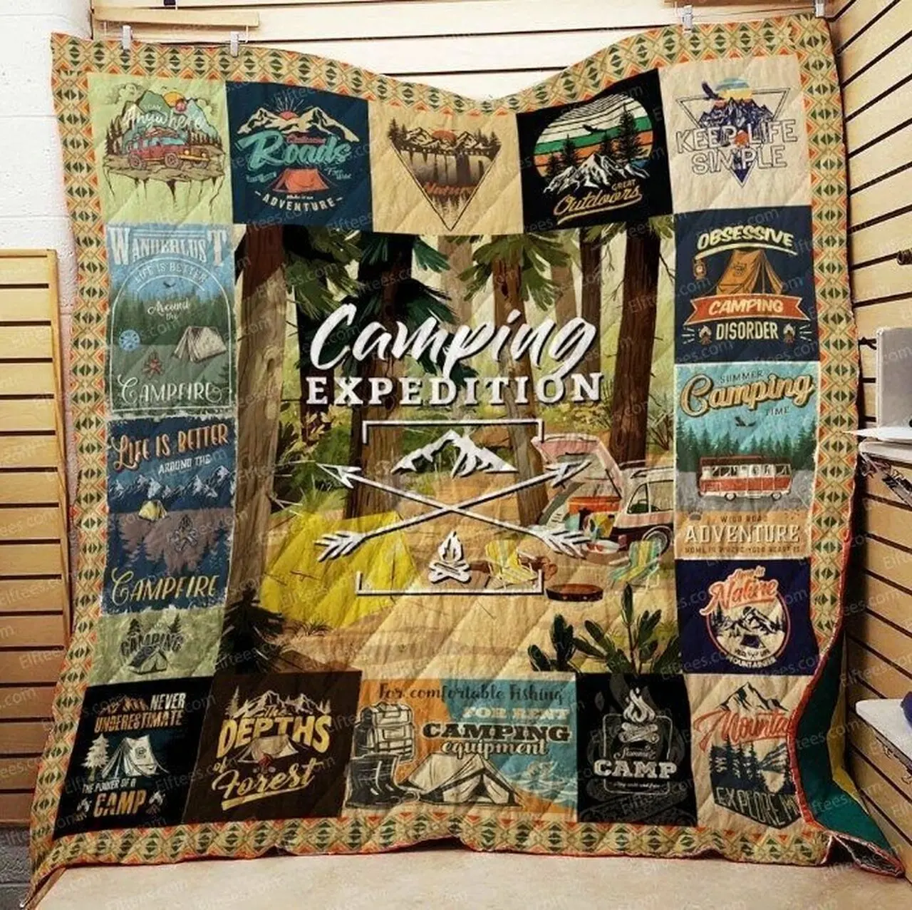 Camping Hur Quilt Bevrpq and Home Decor
