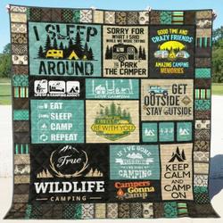 Camping Qh270702C Tbg Quilt Blanket and Home Decor