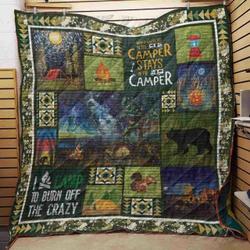 Camping The Tower  V5 3D Customized Quilt and Home Decor