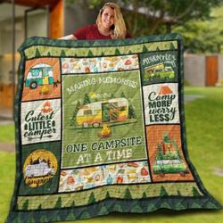 Camping The Universe 3D Customized Quilt and Home Decor