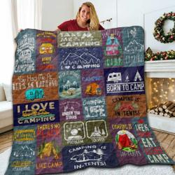 Camping Things 3D Customized Quilt and Home Decor
