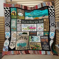 Camping This Is How We Roll 3D Customized Quilt Blanket 107 and Home Decor
