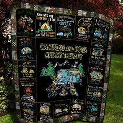 Camping Tn170505 Quilt Blanket and Home Decor