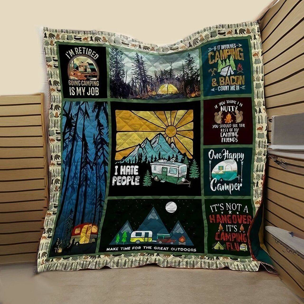 Camping True Love SS1 TB160996 3D Customized Quilt and Home Decor
