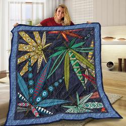 Canabis Leaf VF10 NTTH011298 3D Customized Quilt and Home Decor