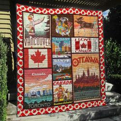 Canada 1 Blanket Th1607 Quilt and Home Decor