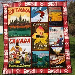 Canada 4 Blanket Th1607 Quilt and Home Decor