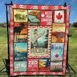 Canada Blanket Th1307 Quilt and Home Decor