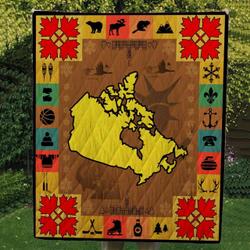 Canada Clm240617 Quilt Blanket and Home Decor