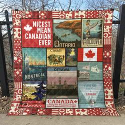 Canada Tg 3D Personalized Customized Quilt Blanket 406 and Home Decor