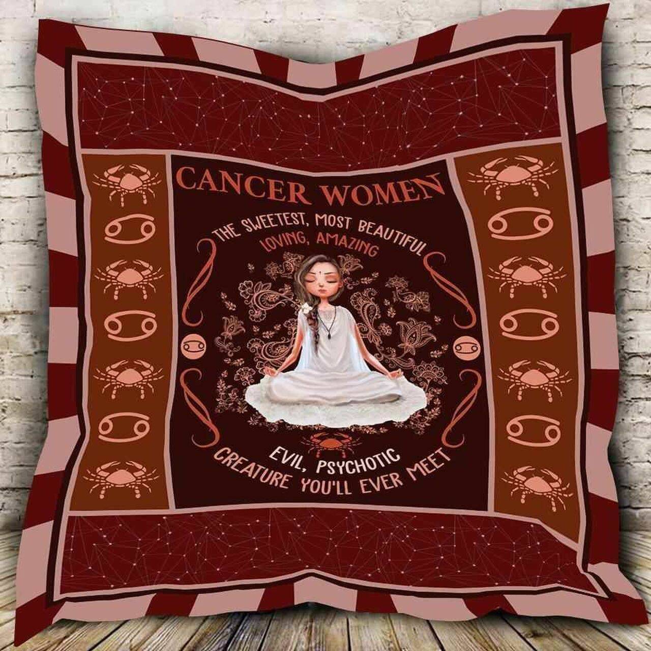 Cancer Horoscope Blanket Th0607 Quilt and Home Decor