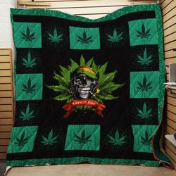 Cannabis 2 Quilt Blanket TH0807 and Home Decor