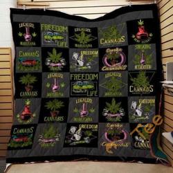 Cannabis 3 Blanket TH0807 Quilt and Home Decor