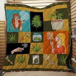 Cannabis 6 Blanket Th0807 Quilt and Home Decor