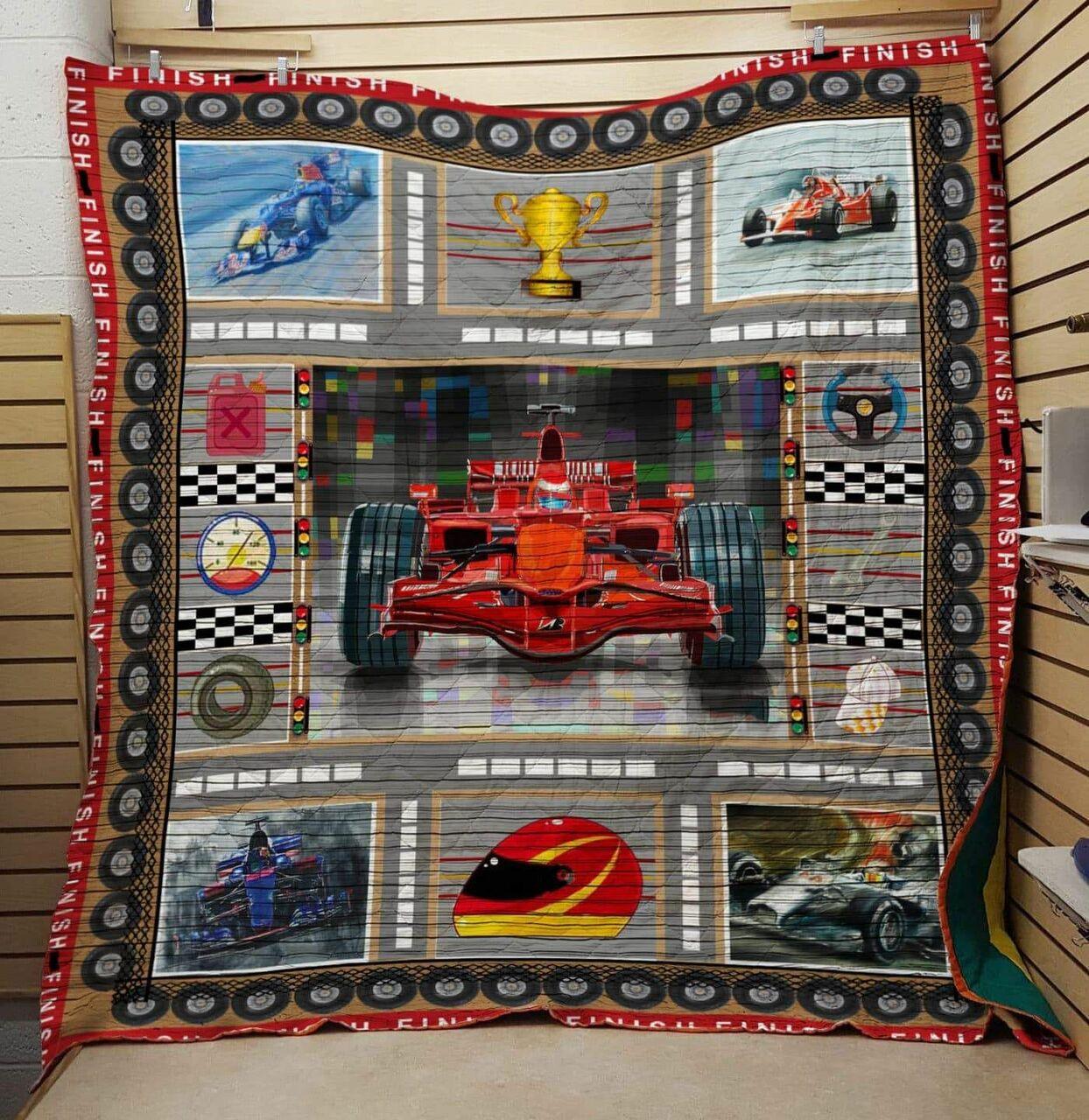 Car Racing 190223068 3D Customized Quilt Blanket 924 and Home Decor