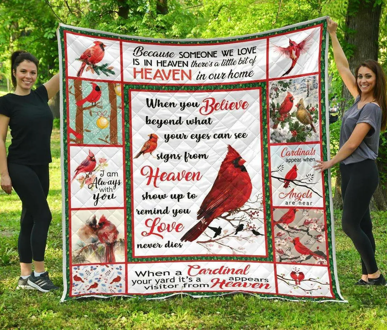 Cardinal Cl12100121Mdq Quilt Blanket and Home Decor