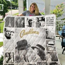 Casablanca Quilt Blanket Ver 2 and Home Decor