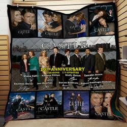 Castle American Crime-Comedy-Drama Series Quilt Blanket Bs1097 and Home Decor
