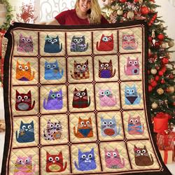 Cat Cla11110023Q Quilt Blanket and Home Decor