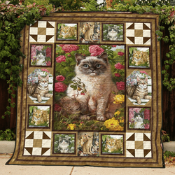 Cat Jolly Enough U Quilt Ov and Home Decor