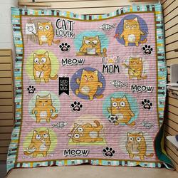 Cat Lover Quilt and Home Decor