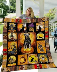 Cat Moon Cat U Quilt Yf and Home Decor