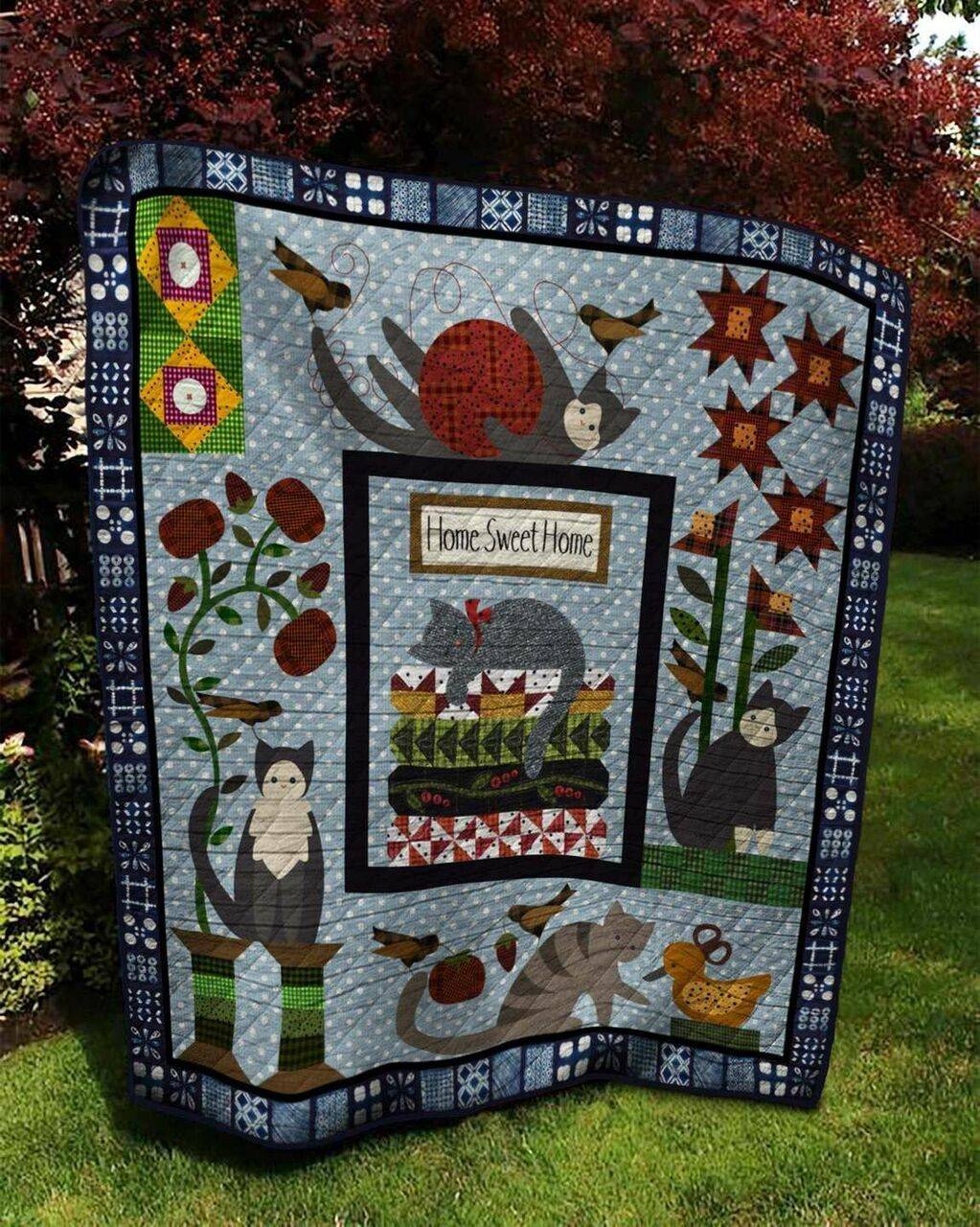 Cat Nx150506 Quilt Blanket and Home Decor