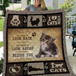 Cat Out Of Space U Quilt Il and Home Decor