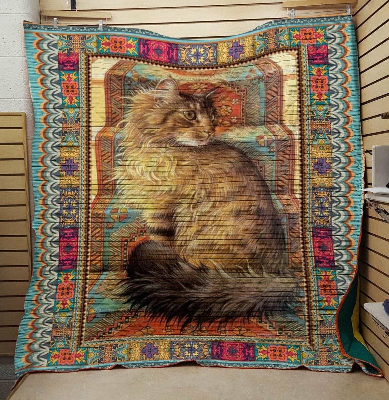 Cat Quilt Blanket Dhc13122846Vt and Home Decor