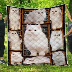Cat Smile LA149 3D Customized Quilt and Home Decor
