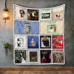Cat Stevens Album Covers Quilt Blanket and Home Decor