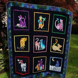Cat Td10110501 Quilt Blanket and Home Decor