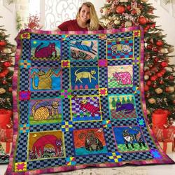 Cat V1 DCV 3D Customized Quilt and Home Decor