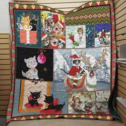 Cat V4 For Love 3D Customized Quilt and Home Decor