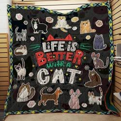 Cat V6 C 3D Customized Quilt and Home Decor