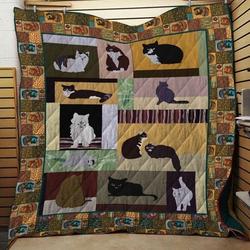 Cat Vcb Quilt Derqsf and Home Decor