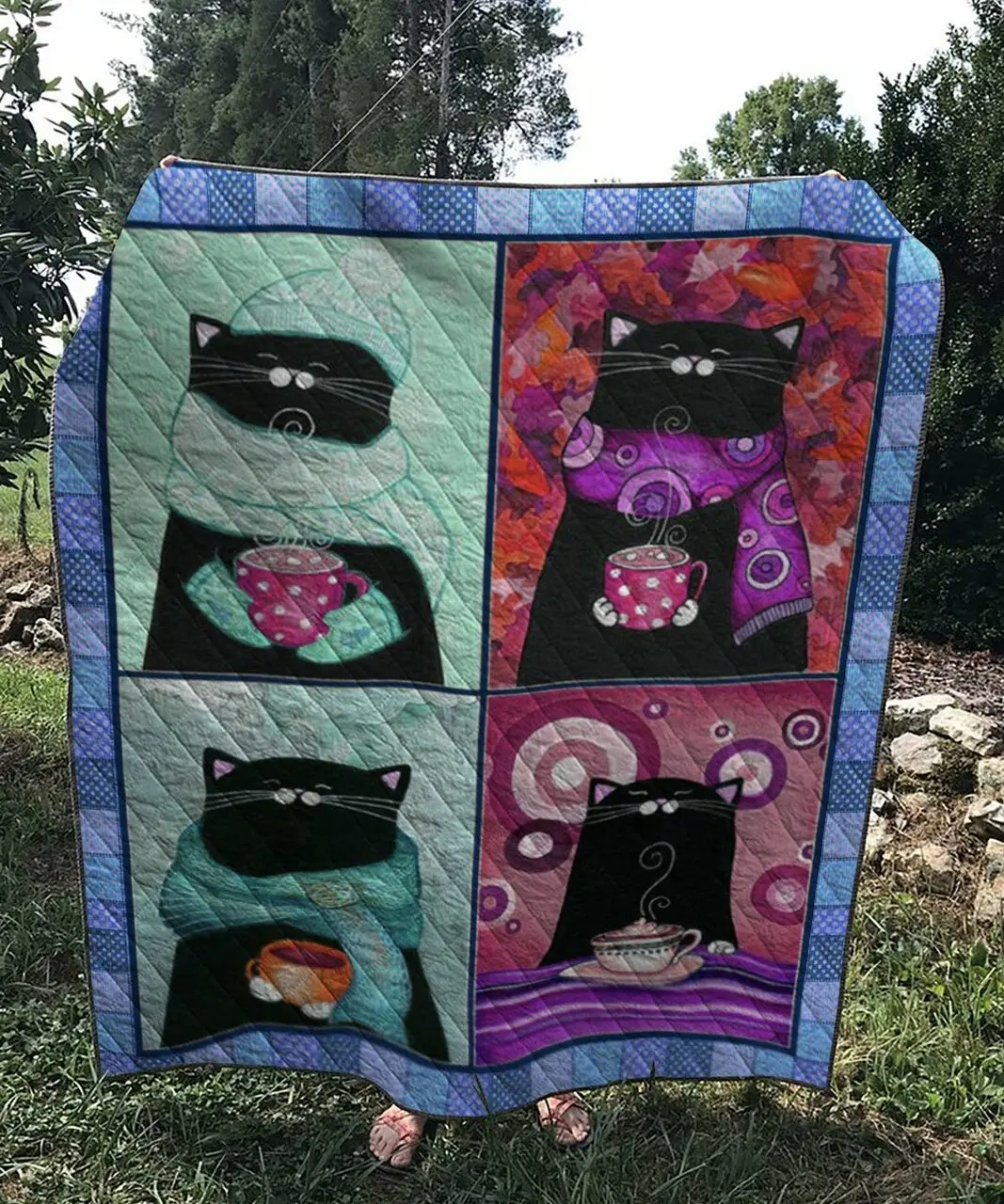 Cat Warm Quilt and Home Decor