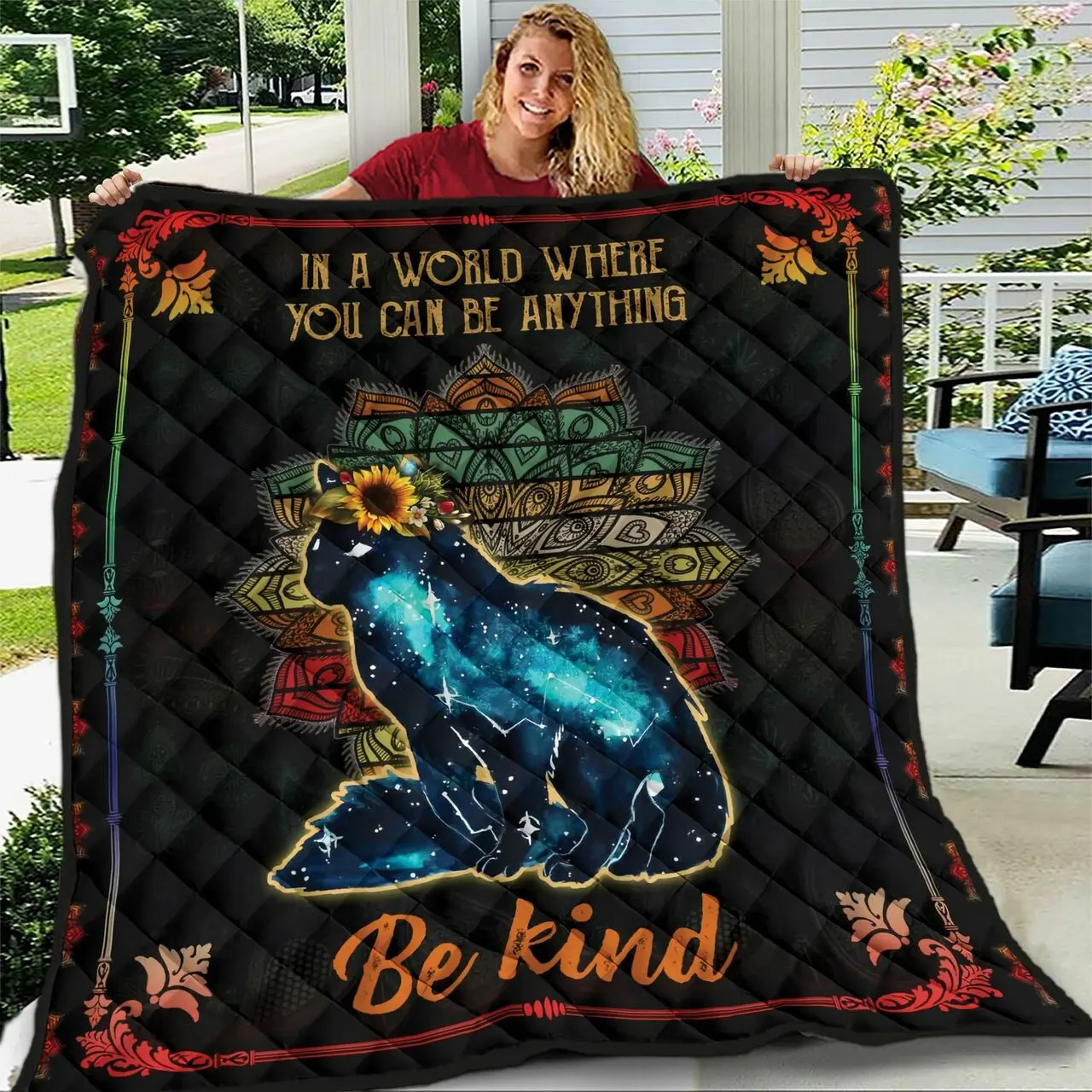 Cat You Can Be Anything JK22 NTTH011298 3D Customized Quilt and Home Decor