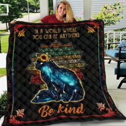 Cat You Can Be Anything JK22 NTTH011298 3D Customized Quilt and Home Decor
