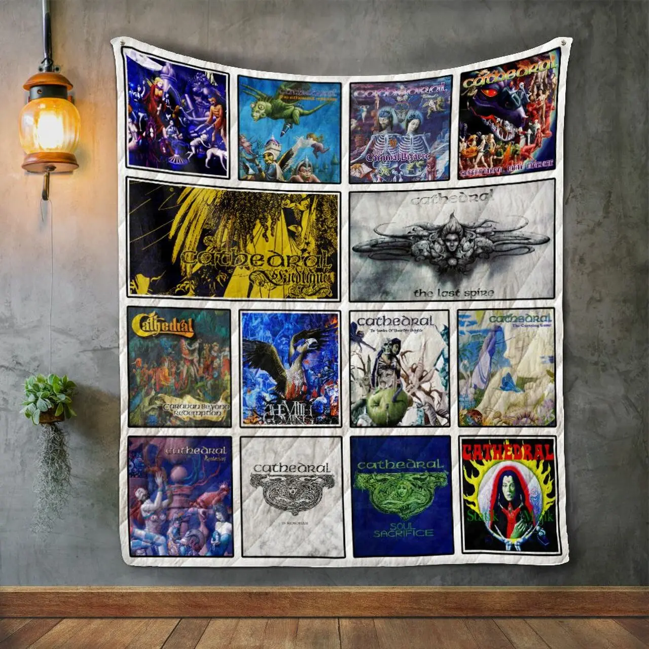Cathedral Album Covers Quilt Blanket and Home Decor