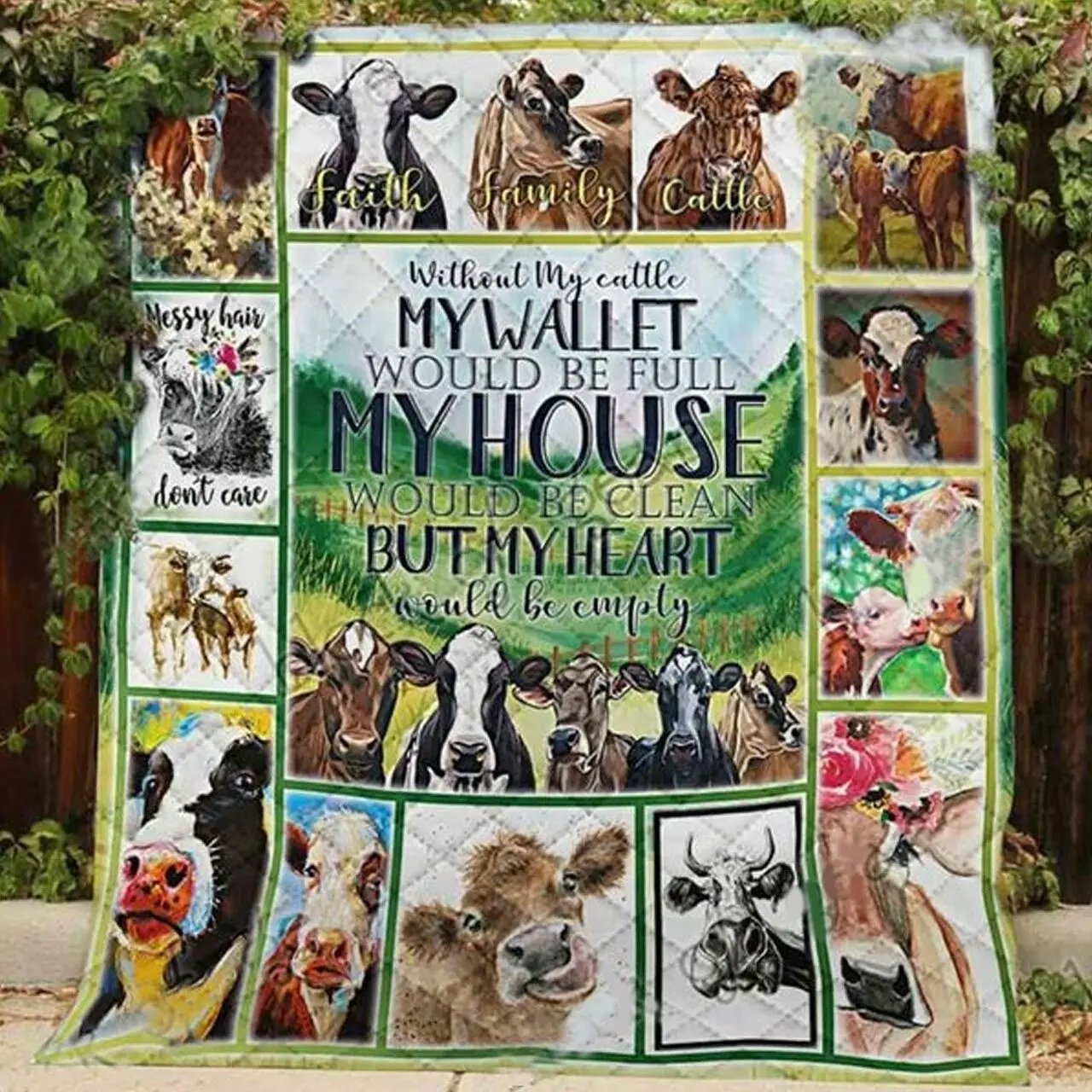 Cattle Cow Awesome G1 3D Customized Quilt and Home Decor