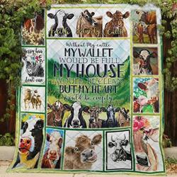 Cattle Cow Awesome G1 3D Customized Quilt and Home Decor