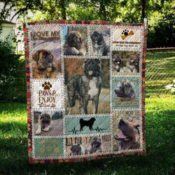 Caucasian Shepherd Enjoy Cl09100080Mdq Quilt Blanket and Home Decor