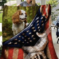 Cavalier King Charles Spaniel 03012007 3D Customized Quilt and Home Decor