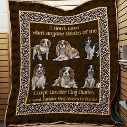 Cavalier King Charles Spaniel 09 Blanket Th10072019 Quilt and Home Decor