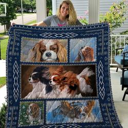 Cavalier King Charles Spaniel 1 Quilt and Home Decor